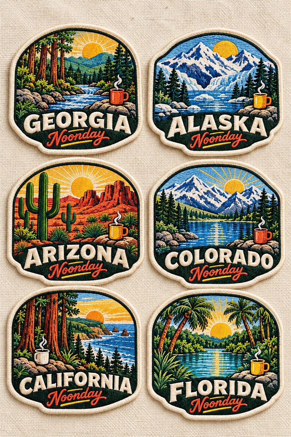 Noonday state patch concepts